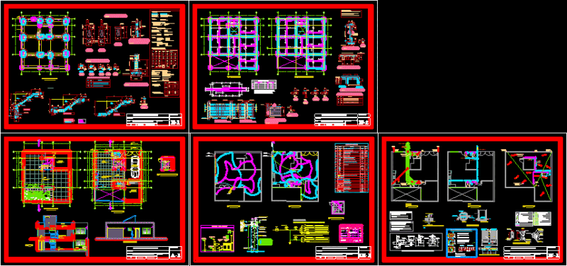 Project – Family House DWG Full Project for AutoCAD