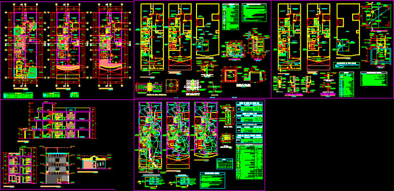 Project Condominum In Lima DWG Full Project for AutoCAD
