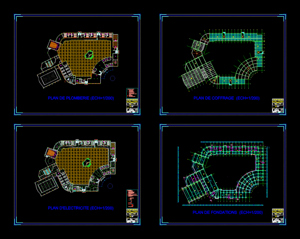 Project DWG Full Project for AutoCAD
