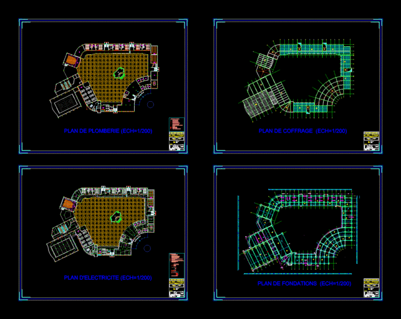 Project DWG Full Project for AutoCAD