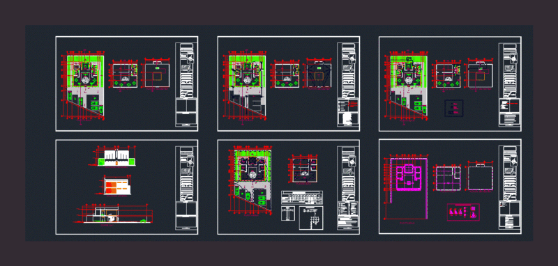 Project Executive Cafeteria DWG Full Project for AutoCAD