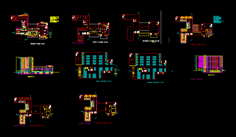 Project Hospitality DWG Full Project for AutoCAD