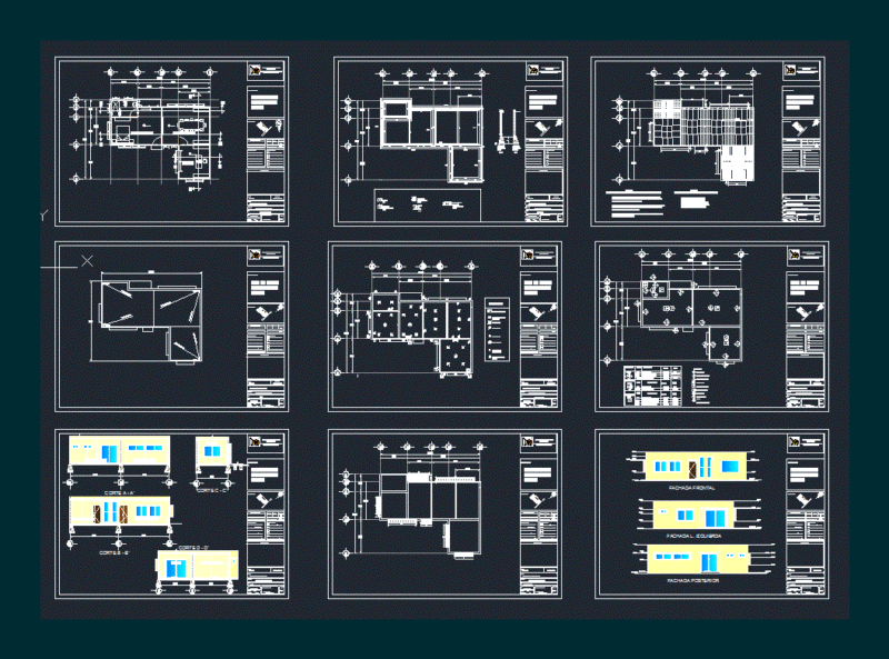Project House DWG Full Project for AutoCAD