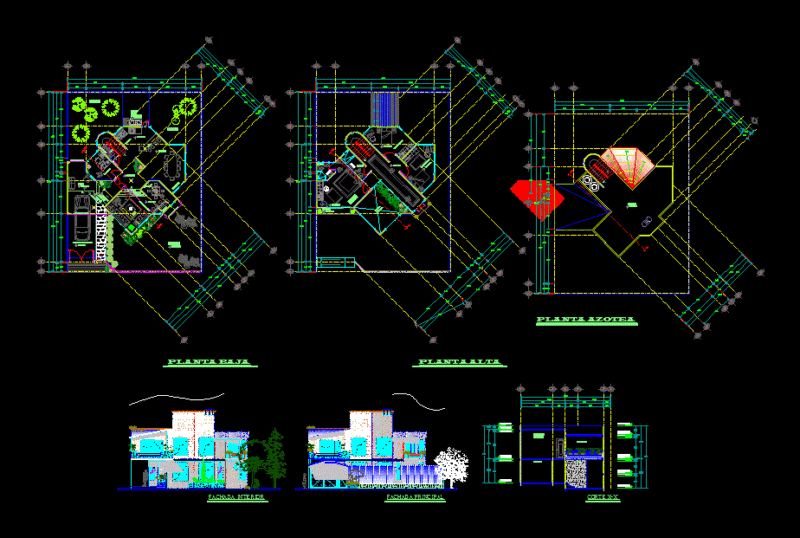 Project House Room DWG Full Project for AutoCAD
