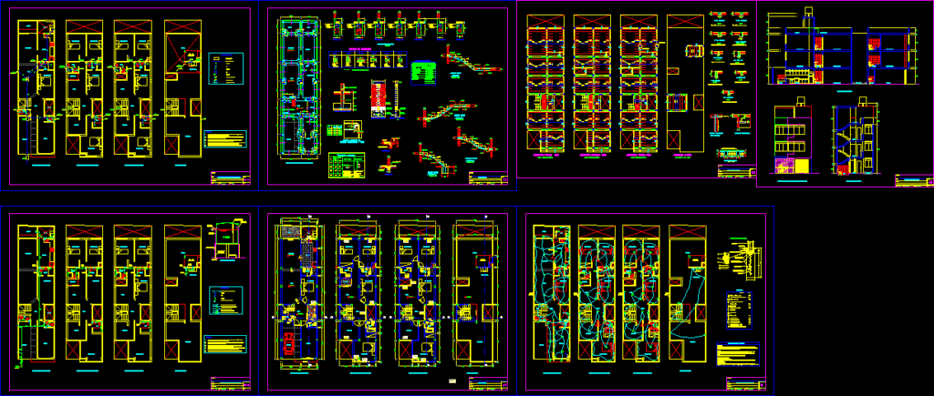 Project Housing Complete DWG Full Project for AutoCAD