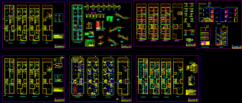 Project Housing Complete DWG Full Project for AutoCAD