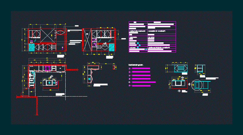 Project Kitchen DWG Full Project for AutoCAD