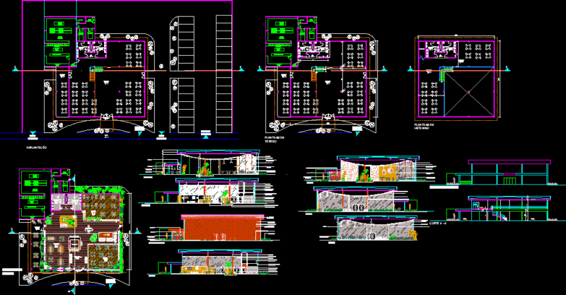 Project Restaurante DWG Full Project for AutoCAD