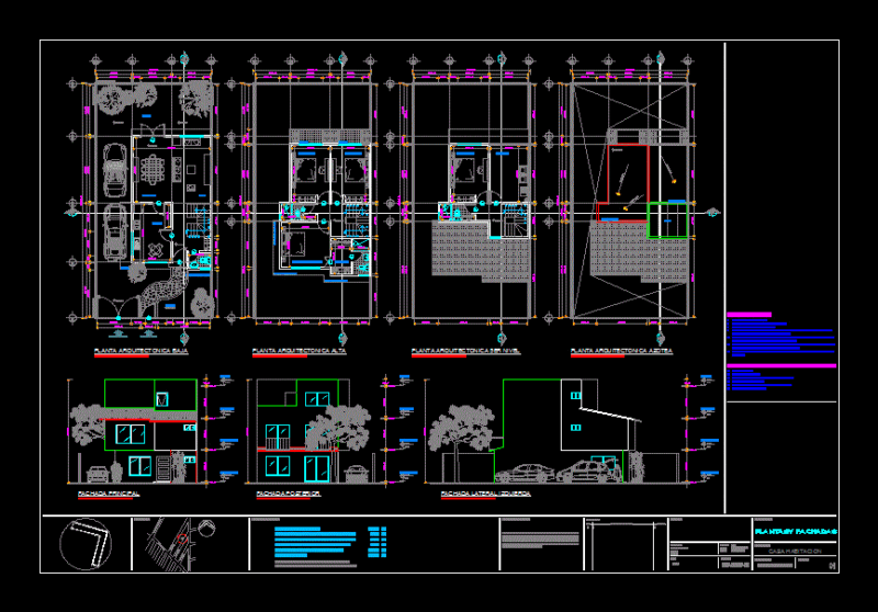 Project Room House DWG Full Project for AutoCAD