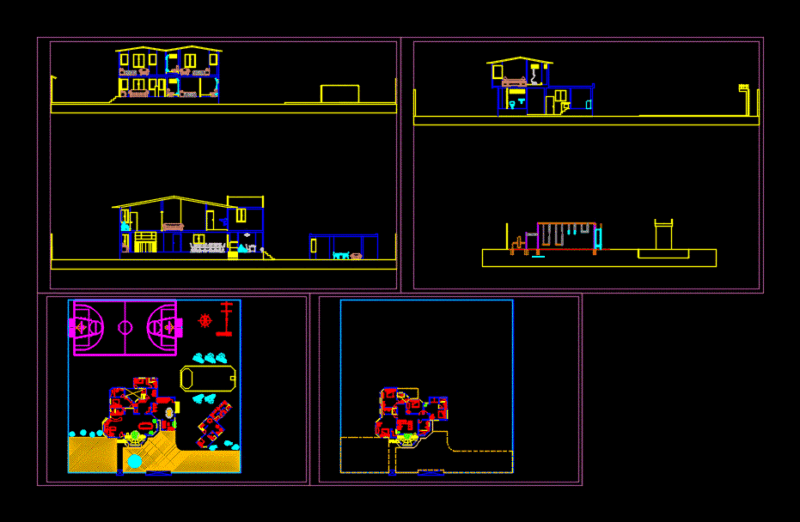 Project Vacation Home DWG Full Project for AutoCAD