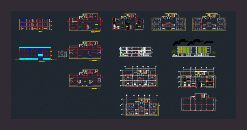 Proposal Executive Hotel DWG Full Project for AutoCAD