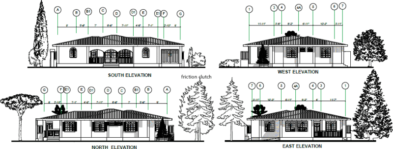 Proposed 4 Bedroom House Design PDF Plan (Document)