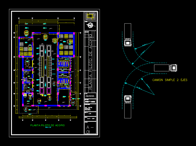 Proposed Plant Gathering DWG Block for AutoCAD