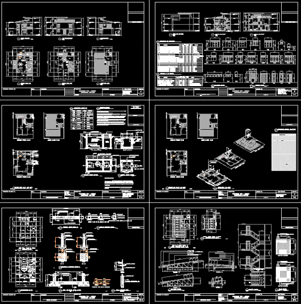 Proposed Two Storey Residential Building DWG Detail for AutoCAD
