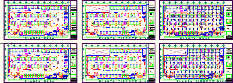 Proyect Public Parking DWG Full Project for AutoCAD