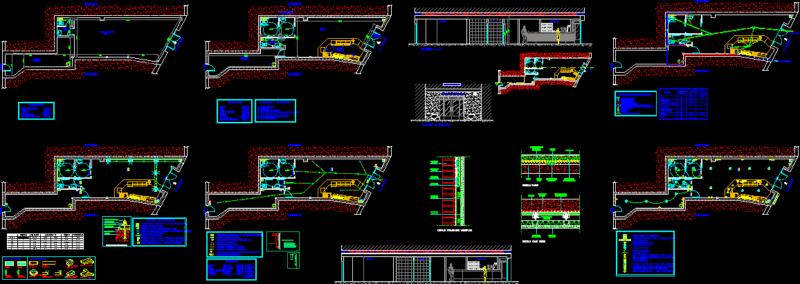Pub, Cocktail Lounge DWG Plan for AutoCAD