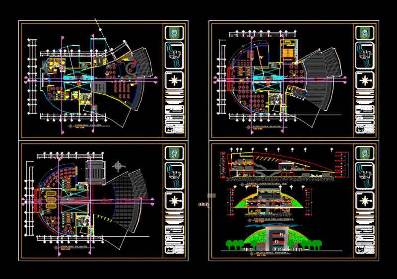 Public Library DWG Block for AutoCAD