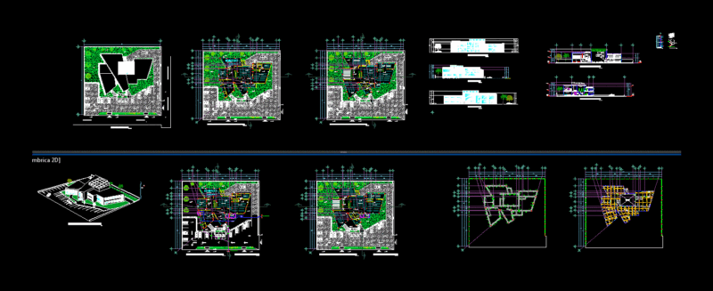Public Library DWG Plan for AutoCAD