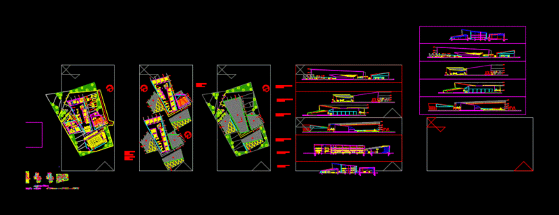 Public School DWG Block for AutoCAD