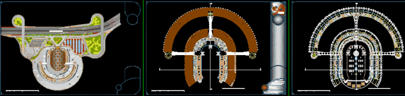 Puebla Bus Terminal – Mexico DWG Block for AutoCAD