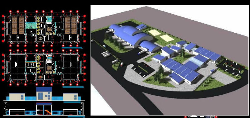 Puerto Eten Industry DWG Full Project for AutoCAD