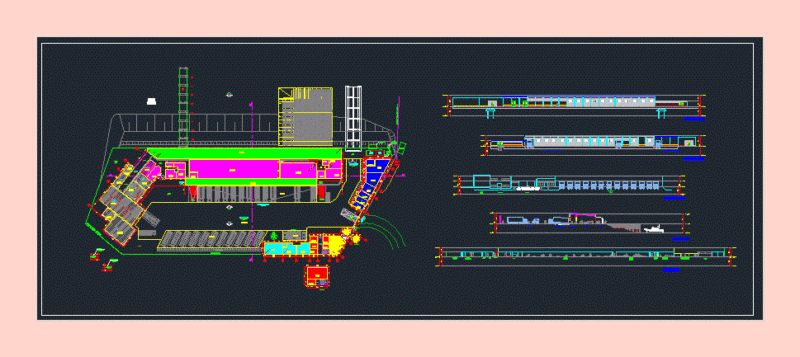Puerto Pucusana DWG Section for AutoCAD