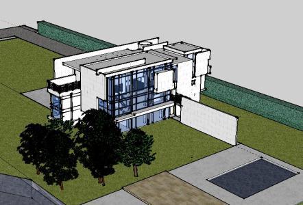 Rachofsky House  3D SKP Model for SketchUp   Designs CAD