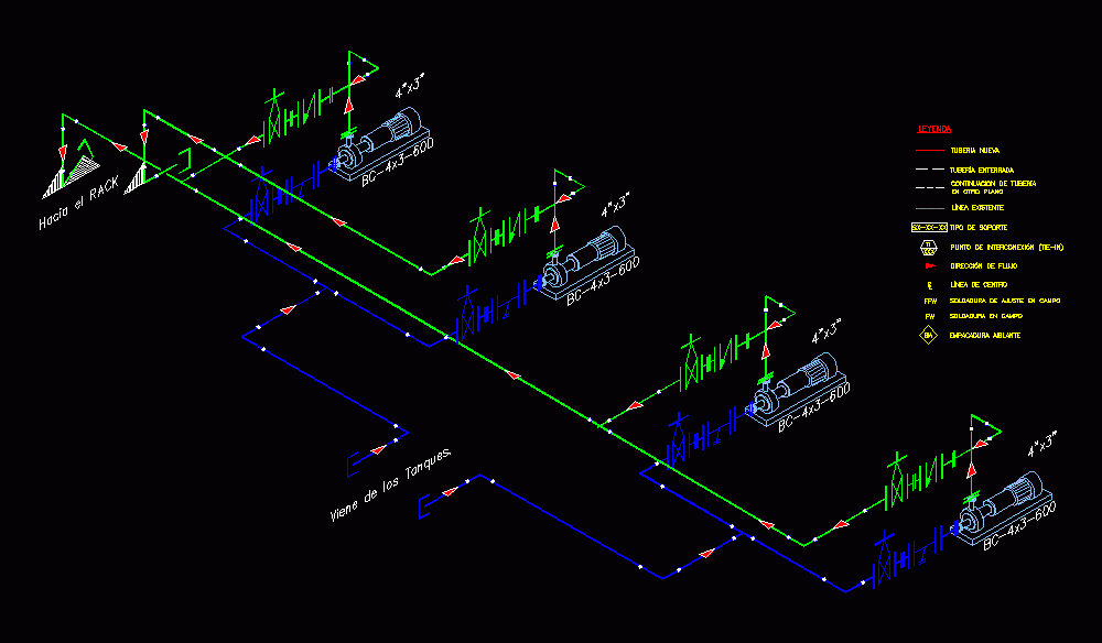Rack Isometric Dispatch DWG Block for AutoCAD â€¢ Designs CAD