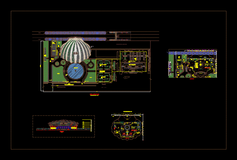 Rail – Building DWG Block for AutoCAD