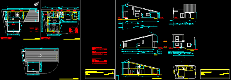 Rambier House DWG Section for AutoCAD
