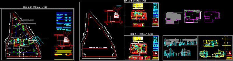 Rambier House DWG Section for AutoCAD
