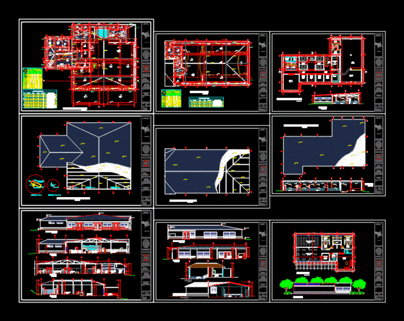 Recreation Center DWG Block for AutoCAD