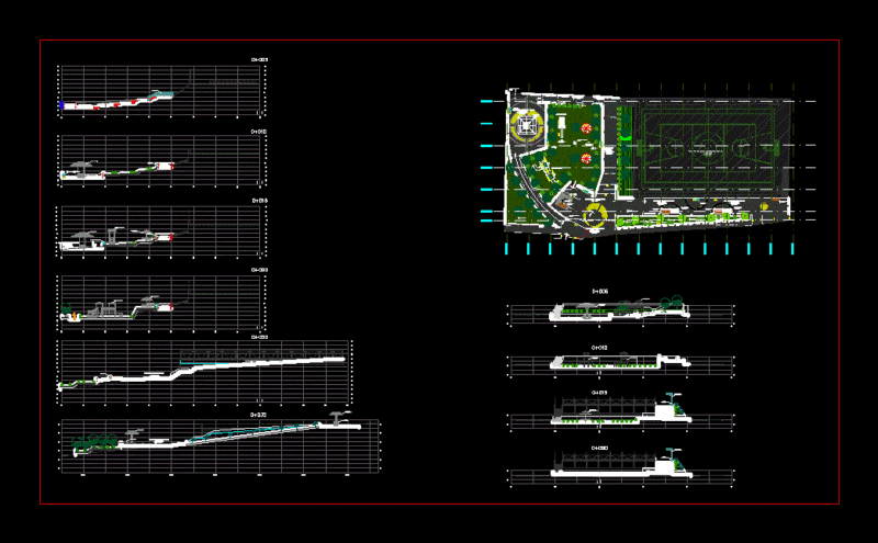 Recreational Park DWG Block for AutoCAD