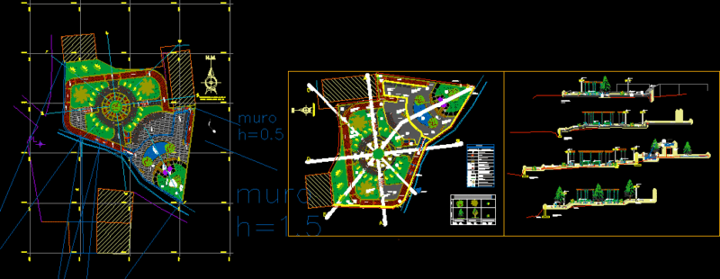 Recreational Park DWG Block for AutoCAD