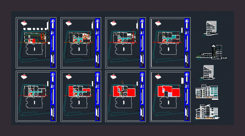 Regional Government Headquarters DWG Block for AutoCAD