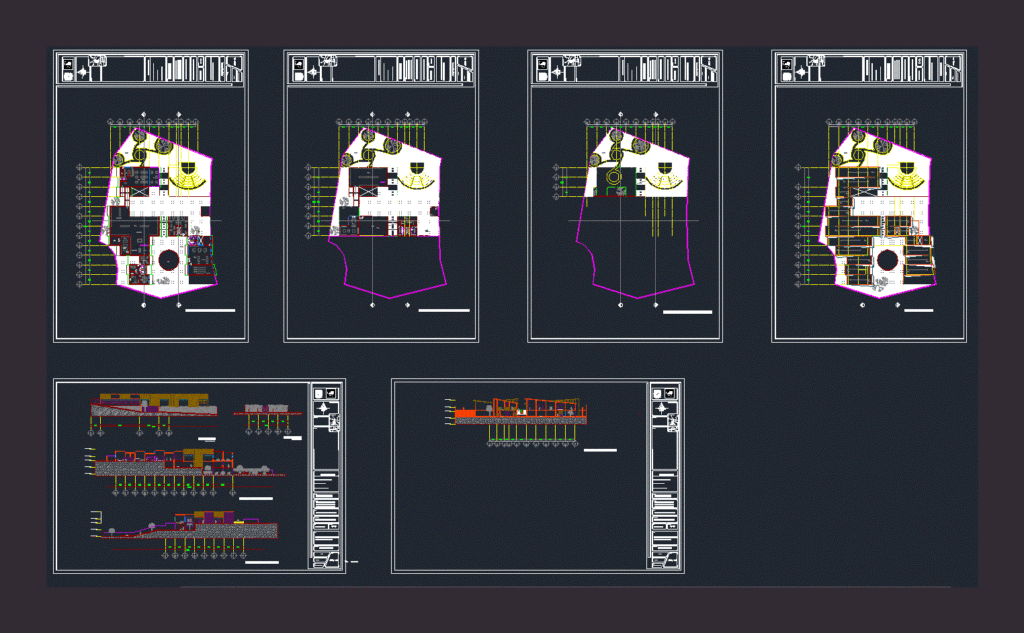 Regional Museum DWG Plan for AutoCAD