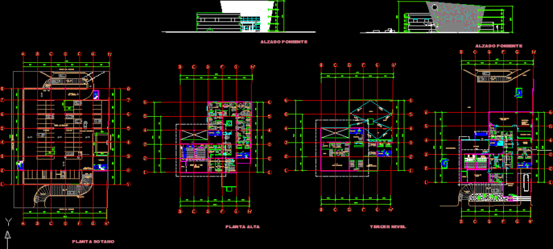 Regional Television DWG Block for AutoCAD
