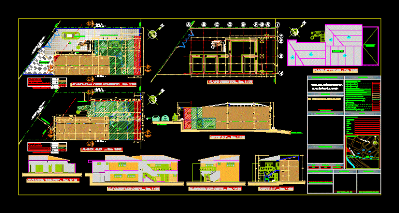 Regularization Of Housing DWG Elevation for AutoCAD