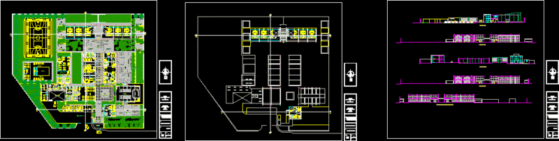 Rehabilitation Center DWG Full Project for AutoCAD