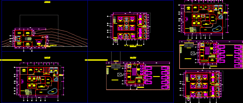 Relaxation And Meditation Centre DWG Block for AutoCAD