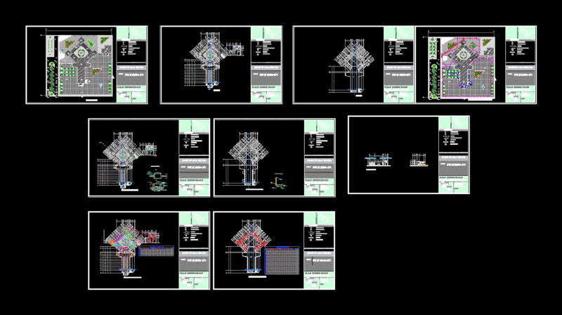 Religious Complex DWG Detail for AutoCAD
