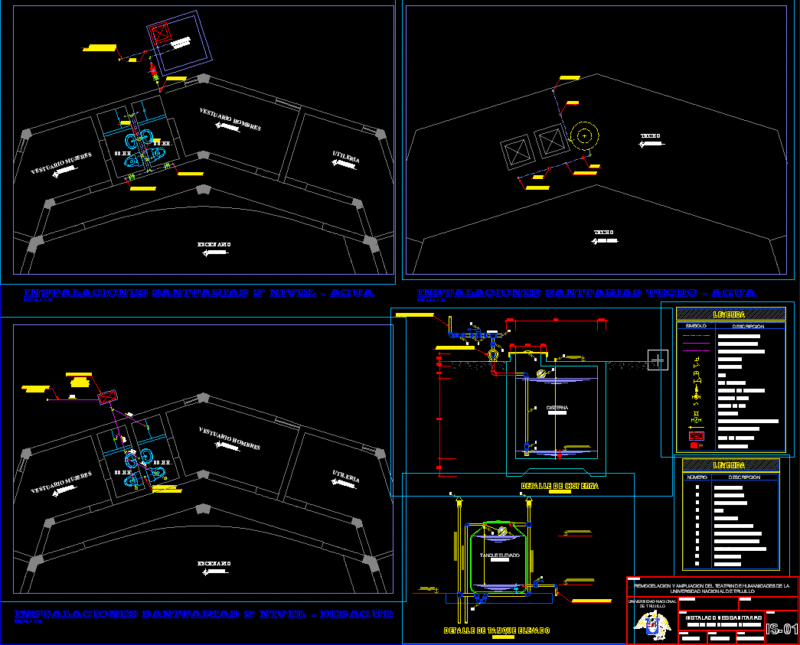Remodeling And Expansion Teatrino Of Humanities National University Of Trujillo DWG Model for AutoCAD