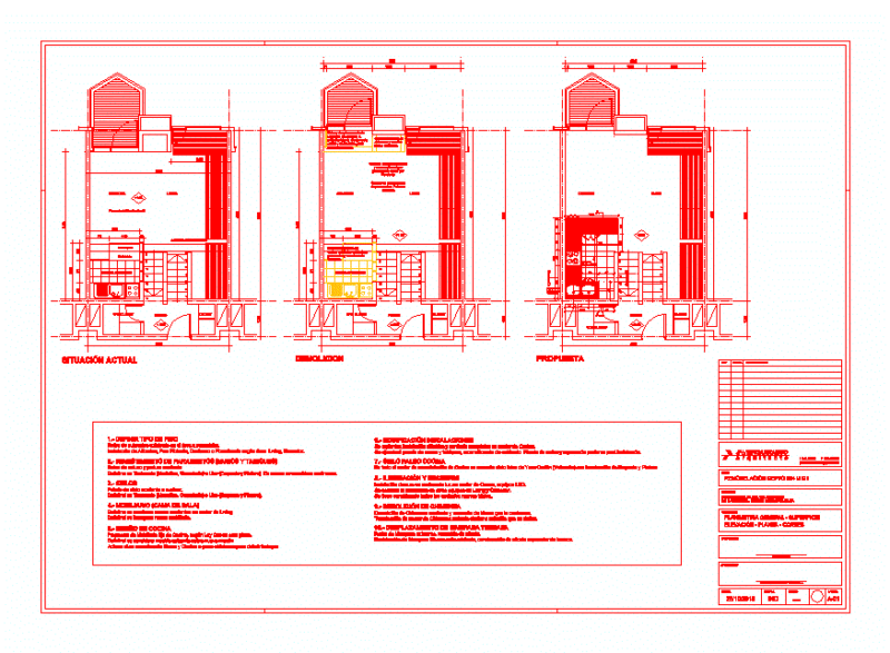Remodeling Floor Apartment DWG Model for AutoCAD