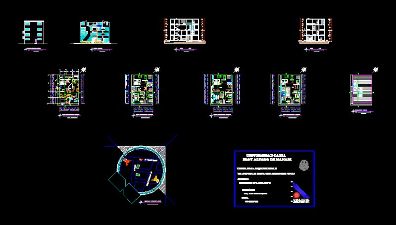 Remodeling Hostel DWG Model for AutoCAD