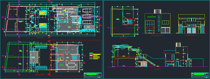 Remodeling Houses DWG Model for AutoCAD