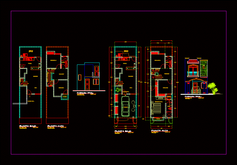 Remodeling Minimum Housing DWG Model for AutoCAD