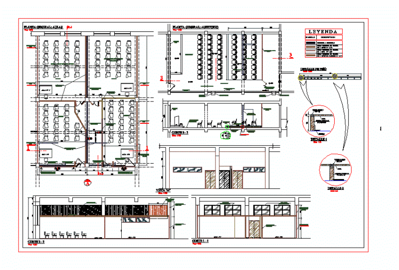 Remodeling Of Classrooms DWG Detail for AutoCAD