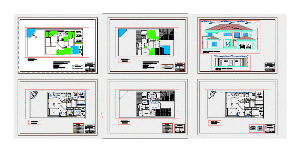 Remodeling Villa DWG Model for AutoCAD