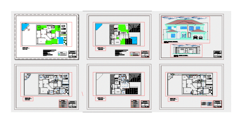 Remodeling Villa DWG Model for AutoCAD