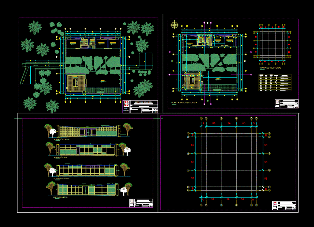Rental Housing DWG Block for AutoCAD